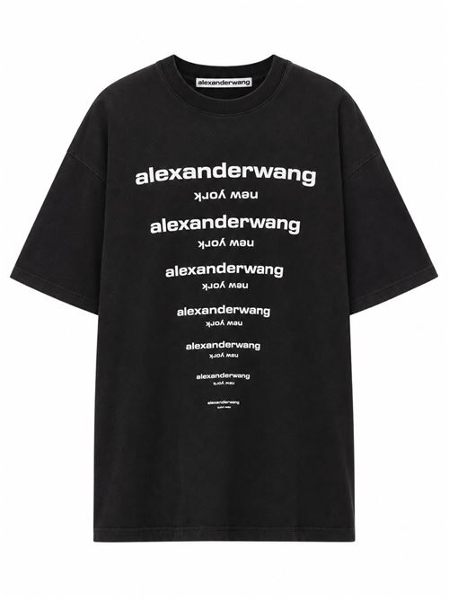 T-shirt con logo ALEXANDER WANG | UCC3261924011